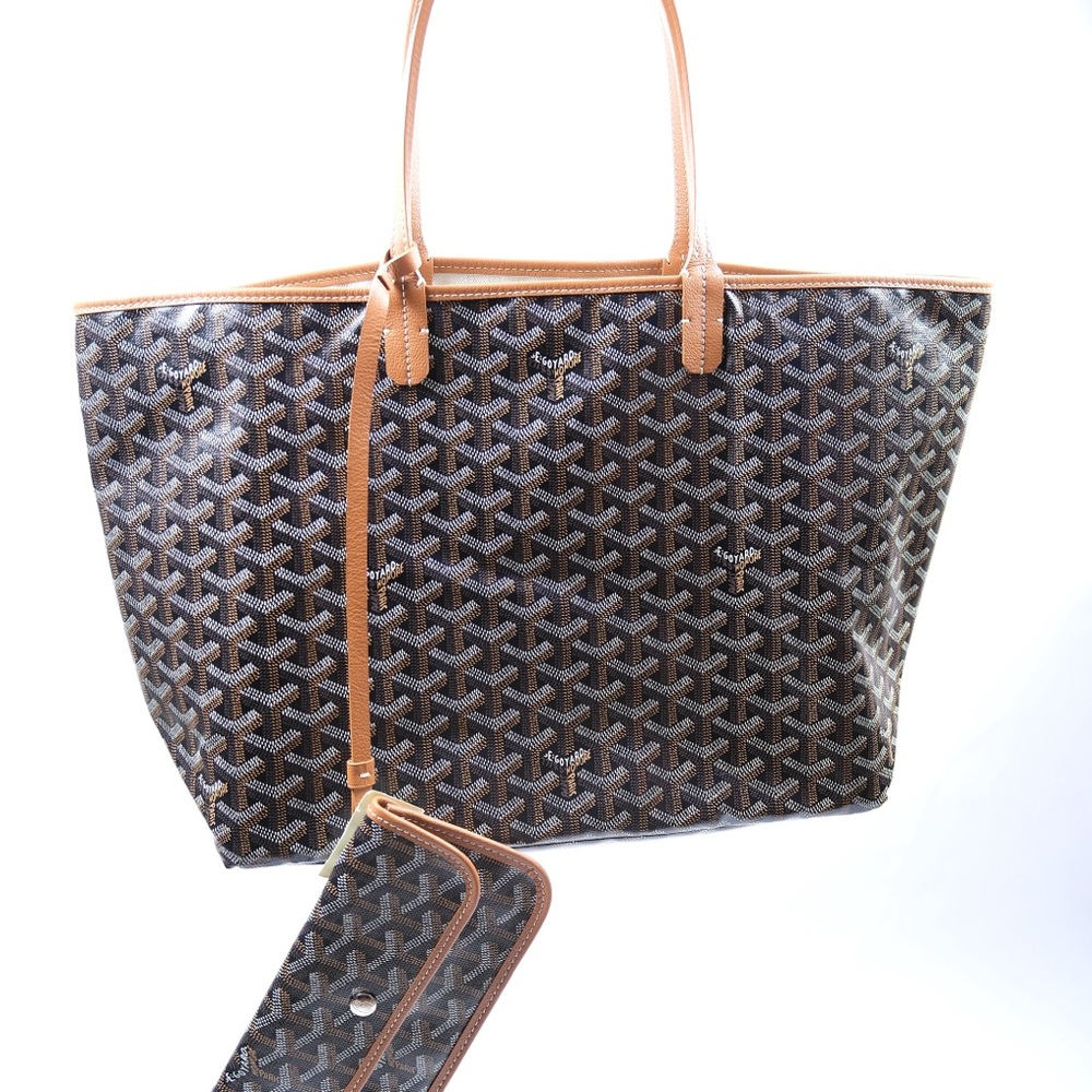 Goyard Brown Tote Bag with Pouch